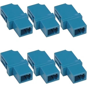 6x LC to LC Connector Single Mode Fiber Optic Simplex Optical Coupling Adapter - Picture 1 of 1