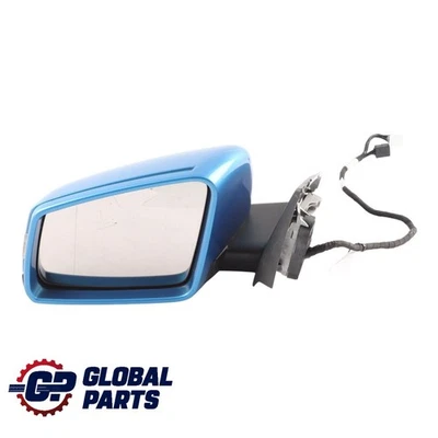 Mercedes W176 Wing Mirror Door Power Fold Left N/S South Seas Blue Metallic-162 Foto 1 de 4