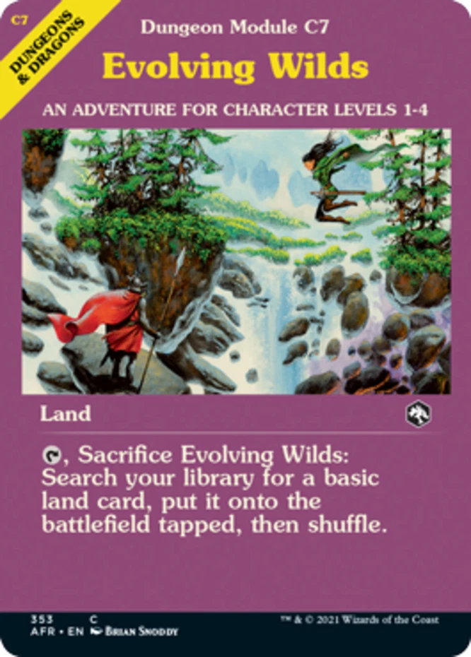 x1 Evolving Wilds - Dungeon Module - Forgotten Realms - NM - MTG - Image 1 of 1
