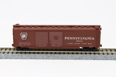 N Scale Micro-Trains MTL 78010 50' Dbld Dr Auto Boxcar Pennsylvania PRR 82023 - Image 1 of 4