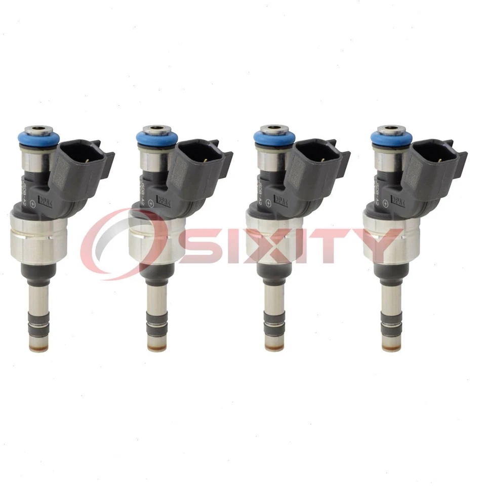 Inyectores de combustible Hitachi de 4 piezas para GMC Terrain 2010 2,4 L L4 entrega de aire muy buen estado Foto 1 de 4