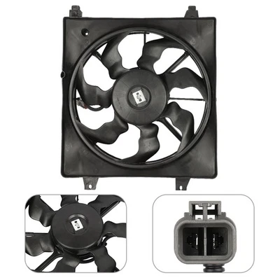 Radiator Cooling Fan Assembly For Hyundai Santa Fe 2007 2008 2009 Foto 1 de 4