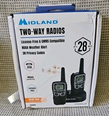 NIP Midland T51VP4 X-Talker Two-Way Radios - 28 Miles - 2 PACK - [LN]™ - Image 1 of 4
