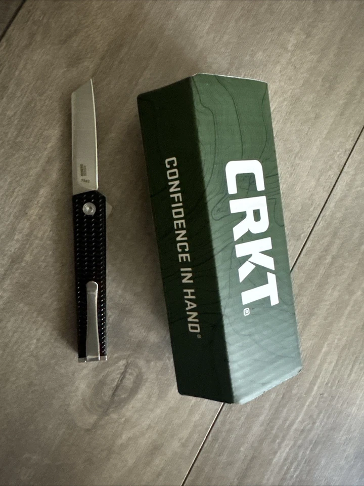 Cuchillo Microflipper CRKT 7083 Richard Rogers CEO Hoja de Pie de Oveja Satinado 2.21" Nuevo Foto 1 de 4