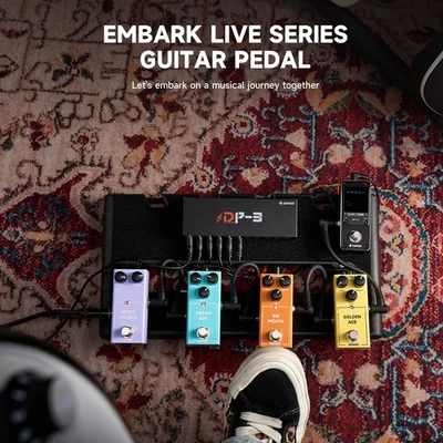 Pedal de efectos para guitarra eléctrica analógica Donner Embark Live hágalo usted mismo carcasa True Bypass Foto 1 de 2