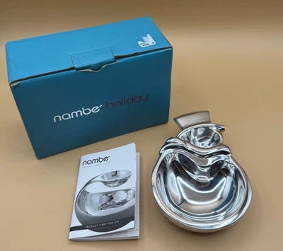 Nambé Altomari Holiday Snowman Mini Bowl in Opened Box & Booklet - Image 1 of 4