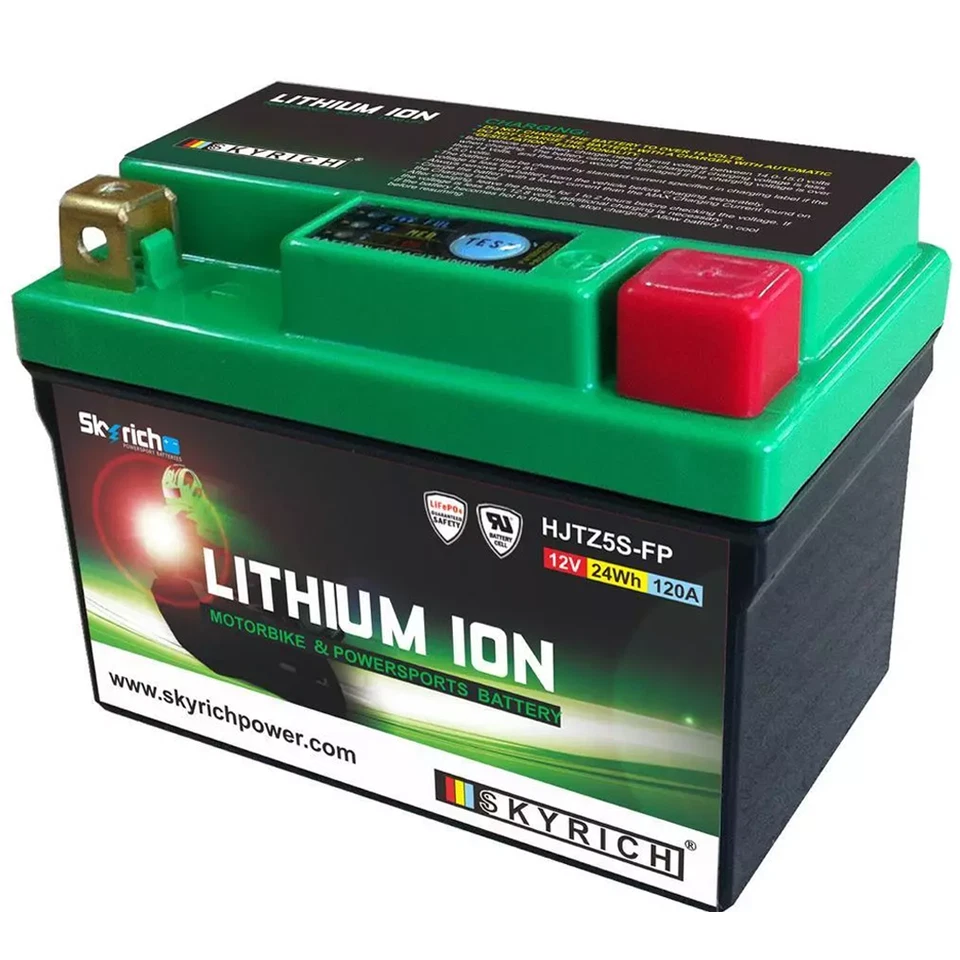 Skyrich HJTZ5S-FP 12V Li-Ion Batteria Per Moto - (HJTZ5S-FP)