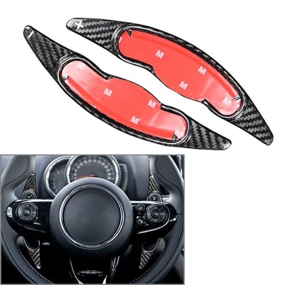 1 Paar Kohlefaser-Lenkrad-Schaltwippen für BMW Mini Cooper F54 F55 F56 F57 F60 - Bild 1 von 4
