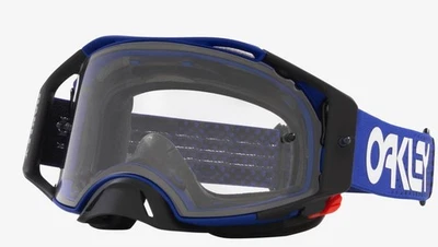 GAFAS OAKLEY AIRBRAKE MX MOTO AZUL LENTE TRANSPARENTE OO7046-D8 Foto 1 de 3