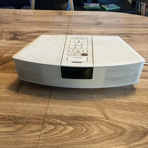 Bose Wave Radio Model AWR1-1W AM FM Alarm Clock Radio System No Remote Tested - Picture 1 of 9