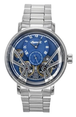 Ingersoll The Tennessee Blue Skeleton Dial Automatic  Casual Men's Watch  I13104 - image 1 of 3
