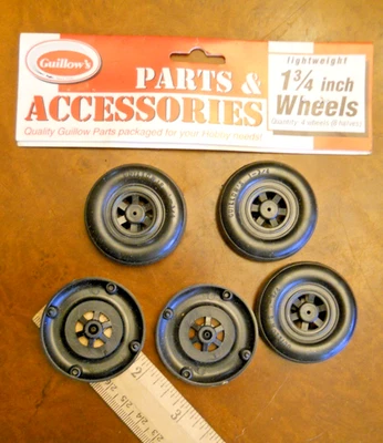 GUILLOWS #115 1-3/4"- RUEDAS LIGERAS, 4 RUEDAS, NUEVO STOCK ANTIGUO Foto 1 de 4