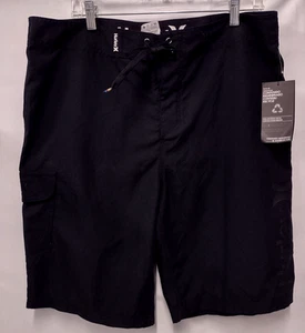 Hurley Boardshorts One and Only Herren 36 schwarz Badehose 36x10 Neu mit Etikett - Bild 1 von 7