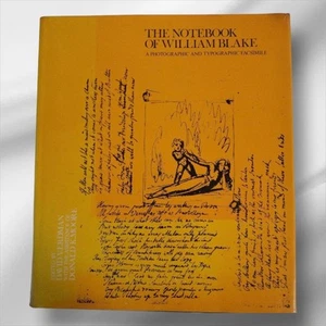 William Blake Notebook Facsimile 1973 Yellow Photographic Typographic - Picture 1 of 6