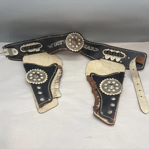 Long Island Wyatt Earp Double Holster Set Vintage - Picture 1 of 14