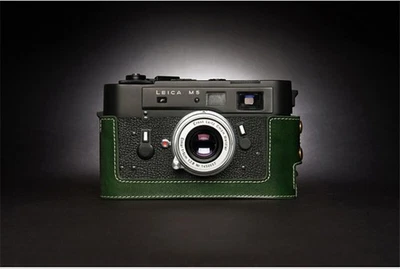 Nuevo Leica M5 Cuero Genuino Medio Estuche Cámara Estilo Retro Cubierta TP Estuche Hecho a Mano Foto 1 de 4