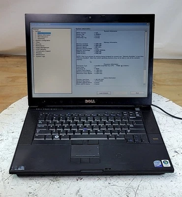 DELL PRECISION M4400 Laptop Intel CORE2 DUO T9400 4GB 160GB SEE NOTES - Image 1 of 4