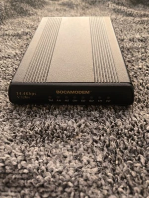 BocaModem 14.4Kbps V.32bis External Data Modem - Image 1 of 2