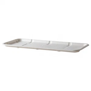 Bandejas desechables para carne y productos ecológicos #7S, estuche de 400, 14,75"x5... - Imagen 1 de 1