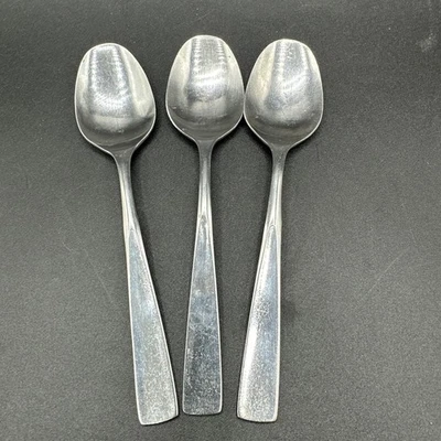 "Lote de 3 cucharaditas Rogers ALLISON vintage de acero inoxidable 6,5"" Corea" Foto 1 de 3