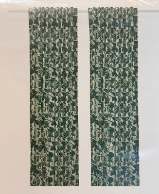 NUEVO IKEA Apklover Cortinas 1 Par Hoja Patrón 57x98" Boho 80% Algodón 004.598.09 Foto 1 de 4
