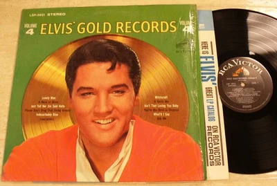 ELVIS PRESLEY ELVIS' GOLD RECORDS VOLUME 4 LSP-3921 ORIGINAL 1st PRESSING SHRINK - Image 1 of 4