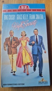 Rare Sealed Mgm Musical Remastered VHS High Society 1956 Crosby Kelly Sinatra - Picture 1 of 5