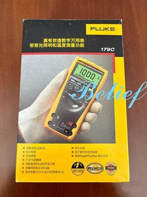 1件装Fluke 179C数字万用表全新快速联邦快递或DHL — 第 1/2 张图片
