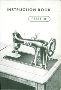 PFAFF 30 Instruction Manual User Guide: Coil Bound 39 Pages - Picture 1 of 1