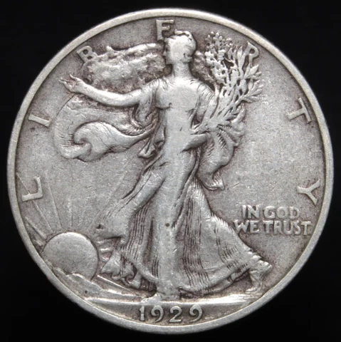 1929-S Walking Liberty Half Dollar Cover