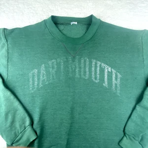 Vintage Dartmouth Sweatshirt Adult Large Faded Ivy League Style Russell Athletic - Picture 1 of 9