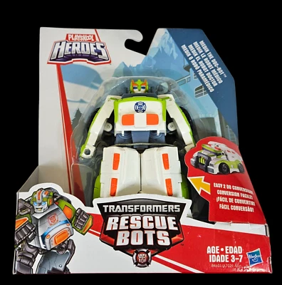 TRANSFORMERS MEDIX RESCUE BOTS FIGURE DOC-BOT AMBULANCE MOSC PLAYSKOOL 2015 RARE - Image 1 of 4