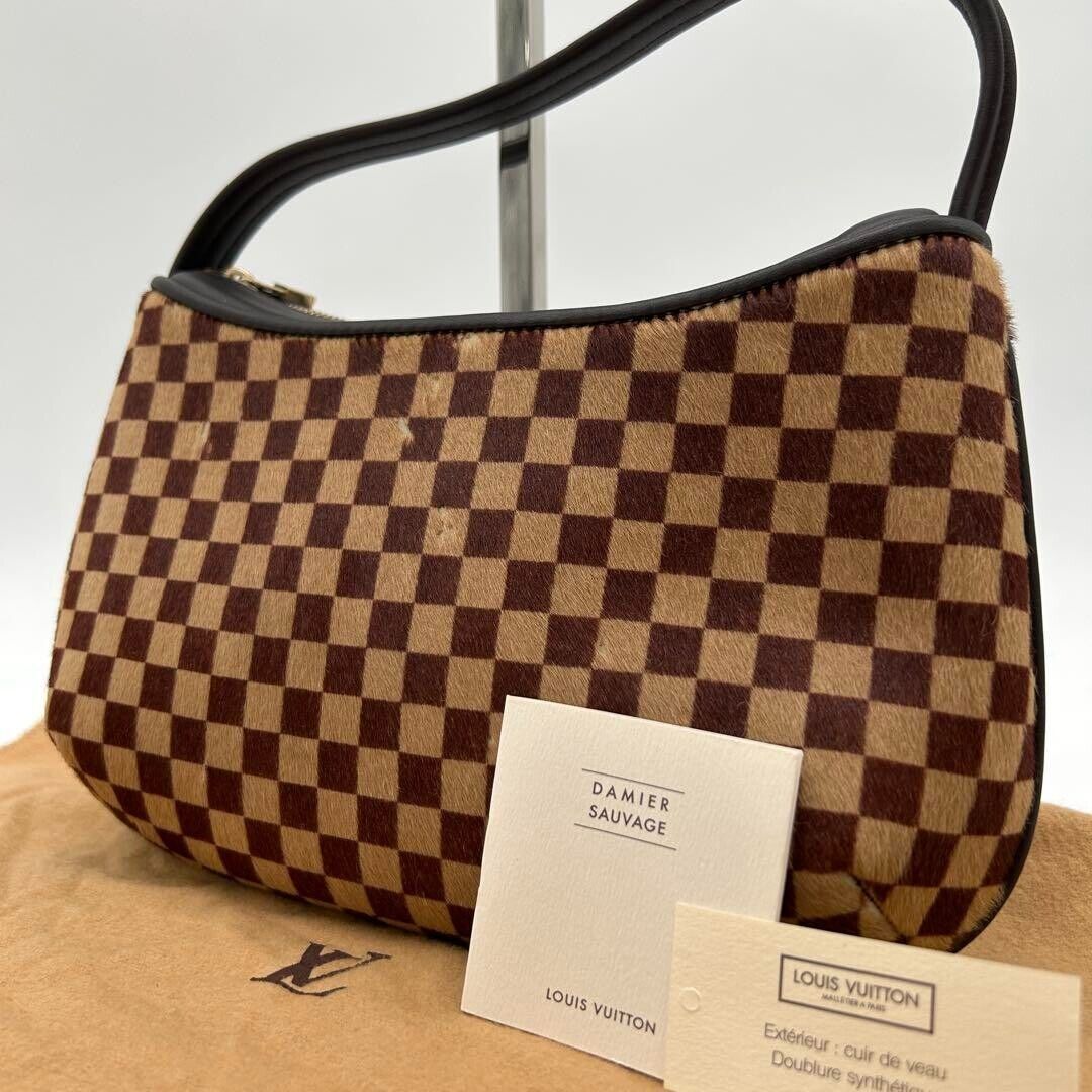 Louis Vuitton Fur Exterior Brown Bags & Handbags for Women Louis Vuitton Fur Exterior Brown Bags & Handbags for Women