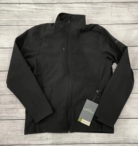Eddie Bauer Men's M Gray Shaded Crosshatch Soft Shell Jacket B2 - Picture 1 of 11