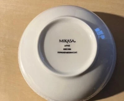 Mikasa Lattice 5-3/4 inch cereal bowls