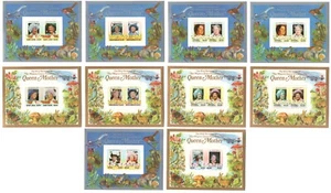 ST VINCENT GRENADINES, LUCIA NEVIS, MONTSERRAT 85th Birthday QEII MNH S/S CV$40 - Picture 1 of 5