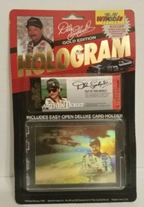 Dale Earnhardt Sr 1992 Gold Edition Hologram Card & AuthenTicket Wheels Racing - Picture 1 of 3
