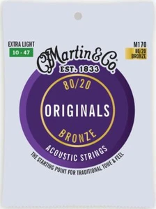 Martin MA170 Corde originali per chitarra acustica bronzo 80/20 ex Lt 10-47 - Foto 1 di 2