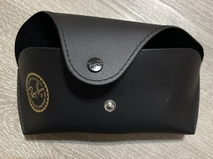 Ray Ban Sunglasses Eyeglasses Soft Leather Case w/ Cleaning Cloth & Case Rayban - Picture 1 of 6