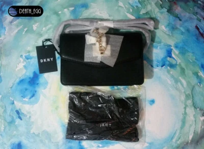 DKNY Elissa leather belt bag Black and Gold, never worn, with tag - Image 1 of 2