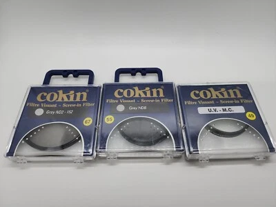 New lot of 3 Corkin screw on filters. Please see pics for details - Image 1 of 4