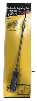 Cal-Van 2.5 MM Hex Head Carburetor Adjusting Tool For All 1979 And Up GM  - Image 1 of 4