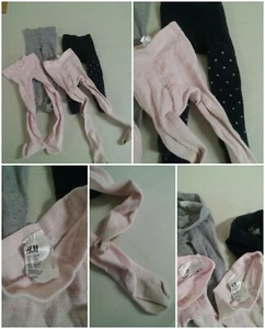 Lot of 4 Pairs Girls Tights  H&M 1.5-2 year - Picture 1 of 6