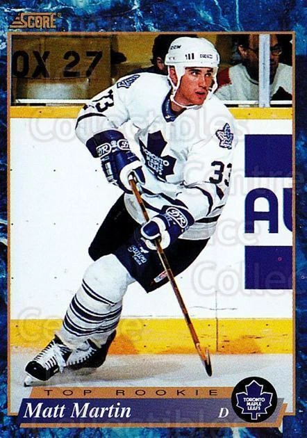 1993-94 Score Canadian #635 Matt Martin - Image 1 of 1