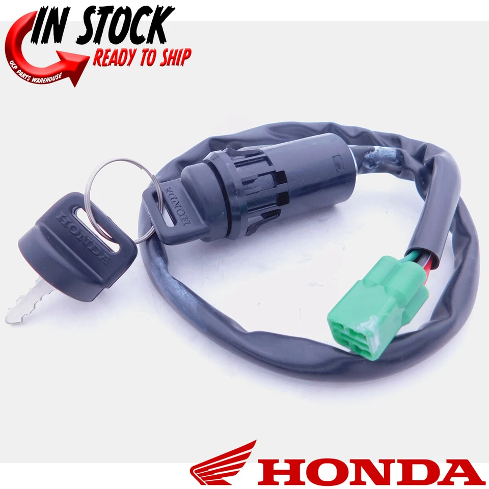 NUEVO GENUINO HONDA 2009 - 2014 TRX400X TRX 400 X OEM CONJUNTO DE INTERRUPTOR DE LLAVE DE ENCENDIDO Foto 1 de 4