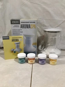 Homedics Body Basics Aroma Spa Aromatherapy Diffuser + 4 Aroma Bead Jars - Picture 1 of 14