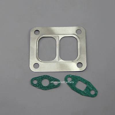 Junta de aceite de entrada de turbina T4 T04B T04E dividida doble desplazamiento S/S para Garrett Turbo Foto 1 de 4