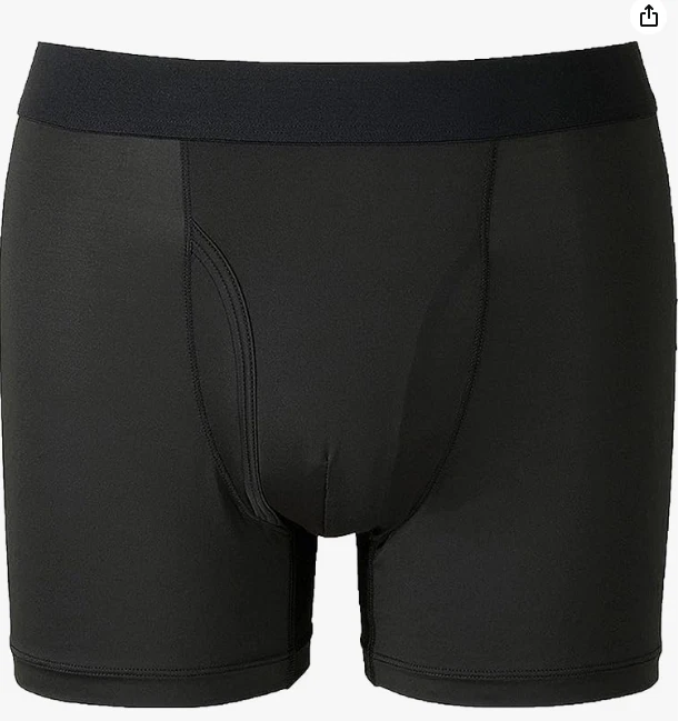 Трусы-боксеры Uniqlo AIRism (X-Large, черные - Изображение 1 из 1