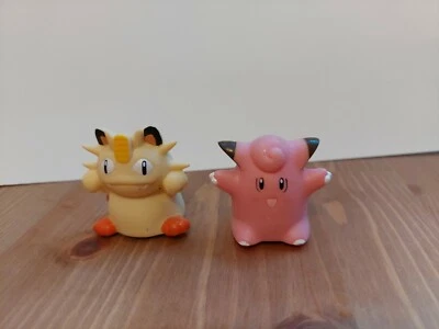 Pokemon Meowth And Clefairy Slider Oddzon Nintendo Figura 1999 Foto 1 de 4