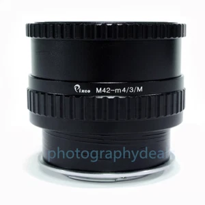 Macro Lens Adapter Focusing Helicoid for M42 Lens to Micro M4/3 Mount Camera - Picture 1 of 4